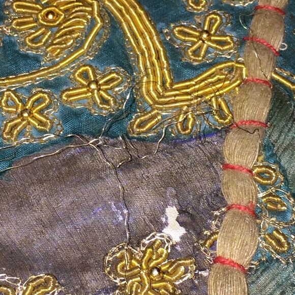 Indian / Indonesian Blanket/ Rug/ Wall ? 92”L x 74” W READ - Picture 4 of 15